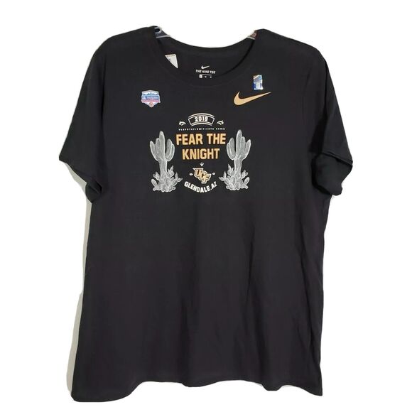 The Nike Tee 2019 Playstation Fiesta Bowl T Shirt Tee XL Black Fear The Knight - Picture 1 of 12